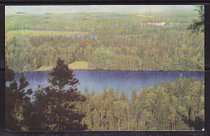СССР, 1967, Фото, Соловецкие острова Вид с Секирной горы, открытка прошедшая почту